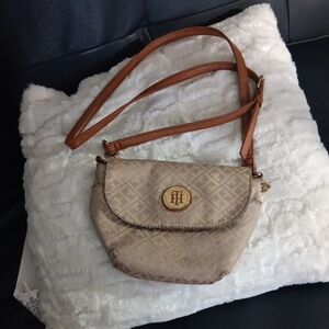 Tommy Hilfiger Beige Crossbody Bag